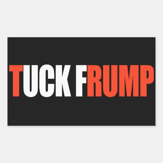 TUCK FRUMP - - .png Rechthoekige Sticker (Voorkant)