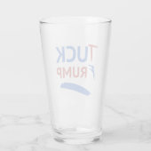 Tuck Trump anti-Trump Glas (Achterkant)