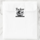  Tucker Motor Auto Logo Vierkante Stickers (Tas)
