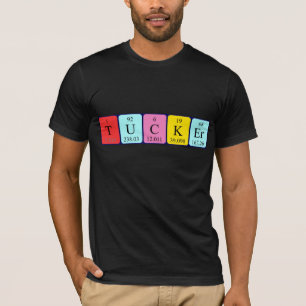 Tucker periodieke lijstnaam shirt