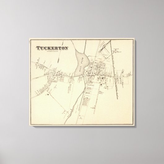 Tuckerton, New Jersey Canvas Afdruk (Voorkant)