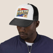 Tucson Arizona AZ Vintage Grote letter Briefkaart  Trucker Pet (In situ)