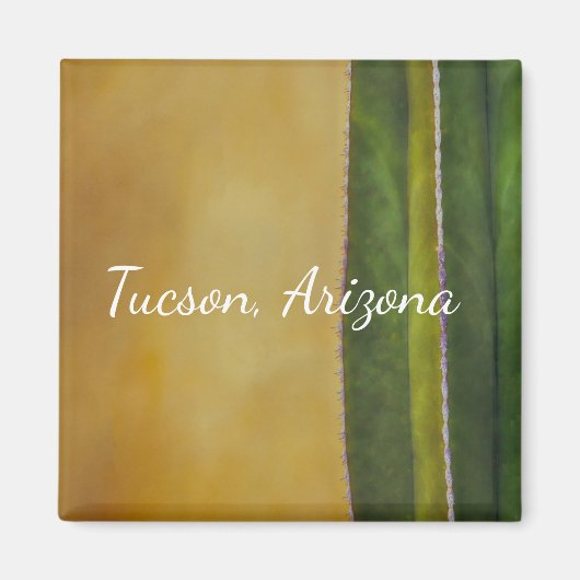 Tucson Arizona cactus Magnet (Devant)