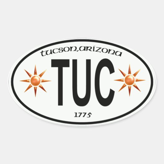 Tucson Arizona City label (Voorkant)