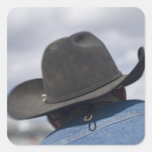 Tucson, Arizona. Cowboyhoeden in gebruik bij de Vierkante Sticker