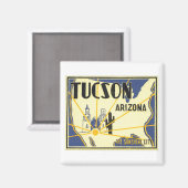 Tucson, Arizona De Sunshine City Magneet (Voorkant / Achterkant)
