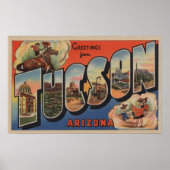 Tucson, Arizona - grote letterscènes Poster (Voorkant)