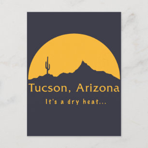 Tucson, Arizona - Het is een droge hitte... Briefkaart