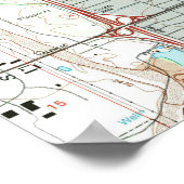 Tucson Arizona Map (1992) Poster (Hoek)