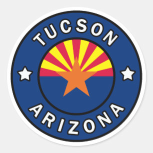 Tucson Arizona Ronde Sticker