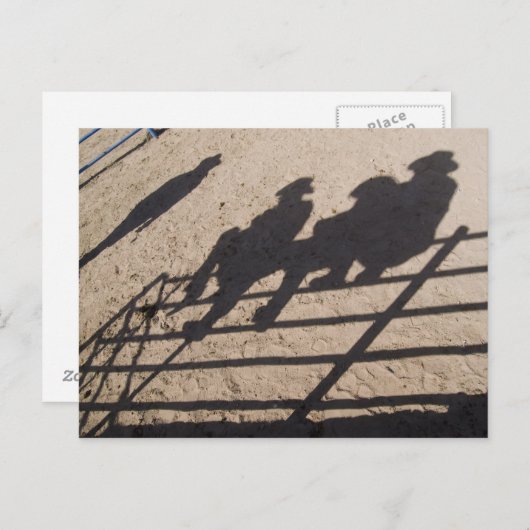 Tucson, Arizona: Schaduwen van de concurrenten van Briefkaart (Voorkant / Achterkant)