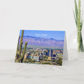Tucson, Arizona schilderachtig uitzicht Kaart (Voorkant)