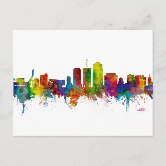 Tucson Arizona Skyline Briefkaart (Voorkant)