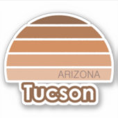 Tucson Arizona Sticker (Voorkant)