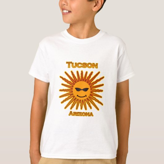 Tucson Arizona Text Logo T-shirt (Voorkant)