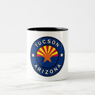 Tucson Arizona Tweekleurige Koffiemok