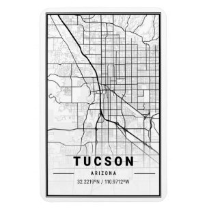 Tucson Arizona USA Travel City Map Magneet