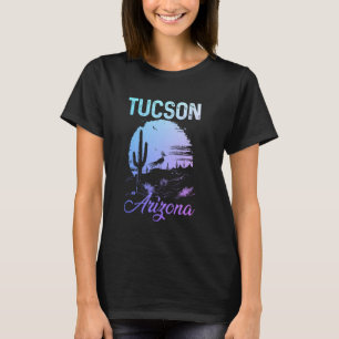 Tucson Arizona Wegloper Woestijn Trillingen Vintag T-shirt
