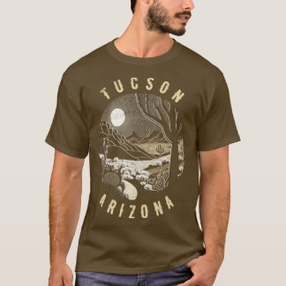 Tucson Arizona woestijn bij nacht schilderen2 T-shirt