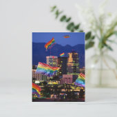 Tucson, AZ Flying Pride Briefkaart (Staand voorkant)