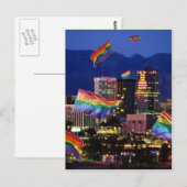 Tucson, AZ Flying Pride Briefkaart (Voorkant / Achterkant)