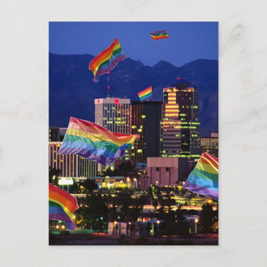 Tucson, AZ Flying Pride Briefkaart (Voorkant)