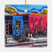 Tucson Barrio kerstversiering Keramisch Ornament (Achterkant)