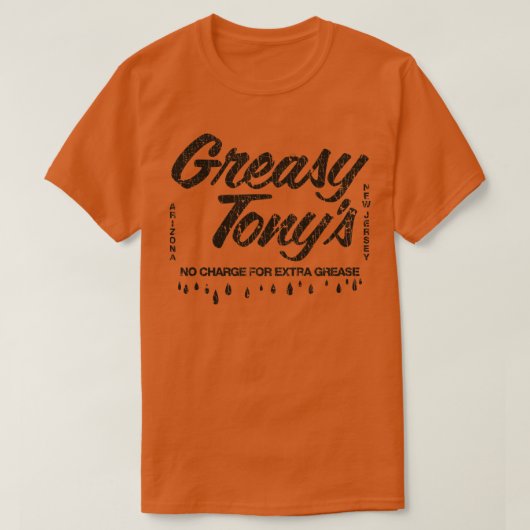 Tucson Greasy Tonys 1978  T-shirt (Design voorkant)