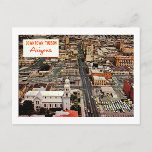Tucson, Vintage van Arizona Briefkaart