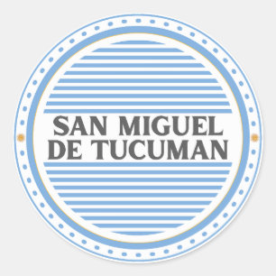Tucumán City Pride Embleem – Argentijnse identitei Ronde Sticker