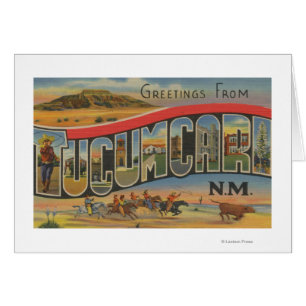 Tucumcari, New Mexico - Grote Letter-scènes