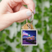 Tucumcari, New Mexico, Verenigde Staten. Route 66 Sleutelhanger (Hand)