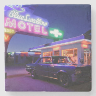 Tucumcari, New Mexico, Verenigde Staten. Route 66  Stenen Onderzetter