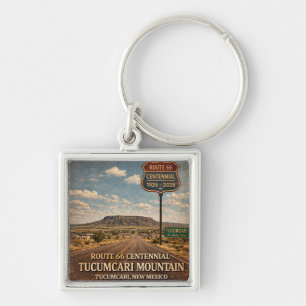 Tucumcari Route 66 Reis Sleutelhanger Aandenken