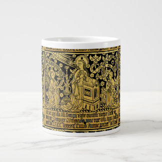 Tudor Brass Rubbing Aankondiging Mary Angel Extra Grote Beker