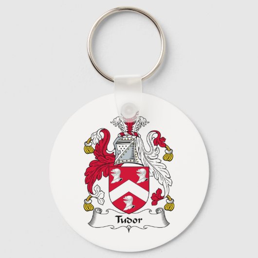 Tudor Family Crest Sleutelhanger (Voorkant)