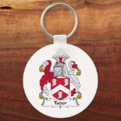 Tudor Family Crest Sleutelhanger (Voorkant)