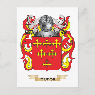 Tudor Family Crest (wapen) Briefkaart