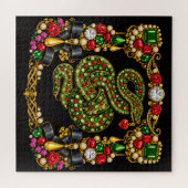 Tudor geïnspireerd ontwerp Schotse Schotland gesch Legpuzzel (Horizontaal)