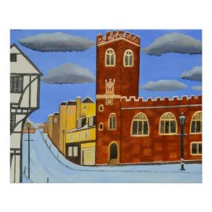 Tudor Huis Engeland Perfect Poster