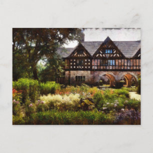 Tudor Manor Gardens Landschap Briefkaart