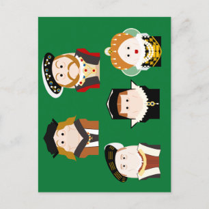 Tudor Monarches briefkaart