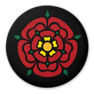 Tudor Roos - Engels Roos Keramische Knop