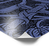 Tudor Roos Rood en Wit Foto Afdruk (Hoek)