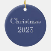 Tudor Roos Rood en Wit Keramisch Ornament (Achterkant)