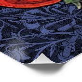 Tudor Roos Rood en Wit Perfect Poster (Hoek)