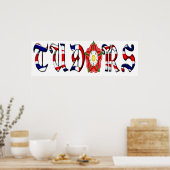 Tudor rozen poster (Keuken)