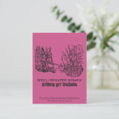 Tudor Trouble and Strife Briefkaart (Staand voorkant)