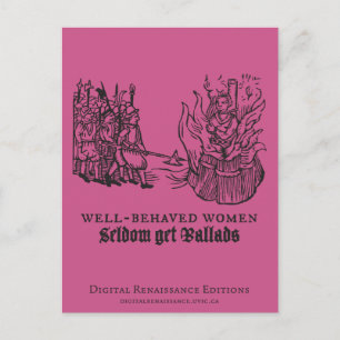 Tudor Trouble and Strife Briefkaart