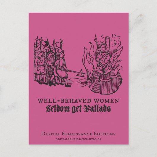 Tudor Trouble and Strife Briefkaart (Voorkant)